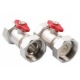 VANNE A BILLE CIRCULATEUR 6/4 X 3/4 AVEC FLOW VALVE