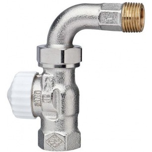 VANNE THERMOSTATIQUE HEIMEIER 1/2 DR. + COURBE VANNE THERMOSTATIQUE HEIMEIER 1/2 DR. + COURBE