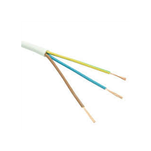 CABLE SOUPLE BLANC VTLB 5G0,75 ROULEAU DE 100 METRES