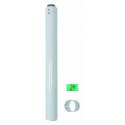 ALLONGE VENTOUSE PP/ALU BULEX 1M 80 / 125  0020257020