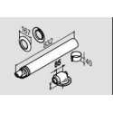 TERMINAL HORIZONTAL BULEX AVEC COUDE PP/ALU 60/100 0020219523