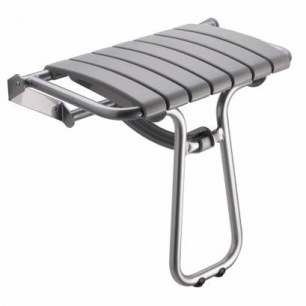 SIEGE DE DOUCHE PELET GRIS AVEC BEQUILLE AUTO SIEGE DE DOUCHE PELET GRIS AVEC BEQUILLE AUTO