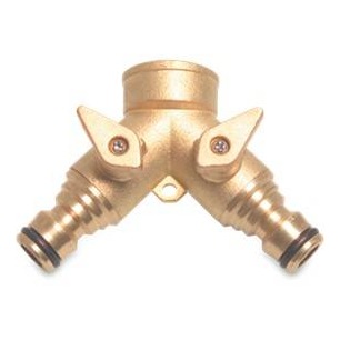 ROBINET 3 VOIES AVEC 2 ROBINETS LAITON ROBINET 3 VOIES AVEC 2 ROBINETS LAITON