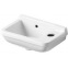 LAVE-MAINS STARCK 3 DURAVIT 40CM TROU ROBINET DROITE BLANC