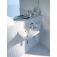 LAVE-MAINS STARCK 3 DURAVIT 40CM TROU ROBINET DROITE BLANC