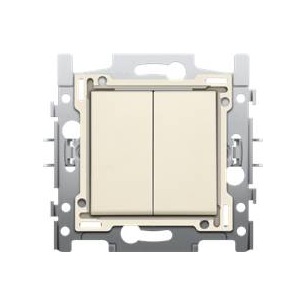INTERRUPTEUR NIKO 2 ALLUMAGES CREME 100-615