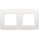 PLAQUE DOUBLE HORIZONTAL NIKO BLANC 101-768