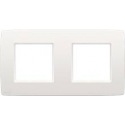 PLAQUE DOUBLE HORIZONTAL NIKO BLANC 101-768