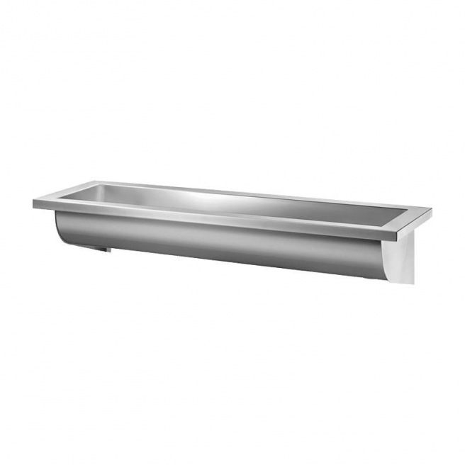 AUGE INOX 304 CANAL 60CM SANS TROU DE ROBINETTERIE