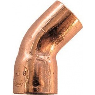 COUDE CUIVRE A SOUDER MF 45° 15. COUDE CUIVRE A SOUDER MF 45° 15.