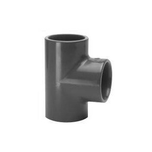 TE PVC PRESSION 90° FF 63MM TE PVC PRESSION 90° FF 63MM