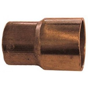 MANCHON REDUIT CUIVRE A SOUDER FF 15 - 12 MANCHON REDUIT CUIVRE A SOUDER FF 15 - 12