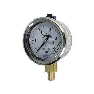 MANOMETRE 0-25 BARS 1/8 50mm