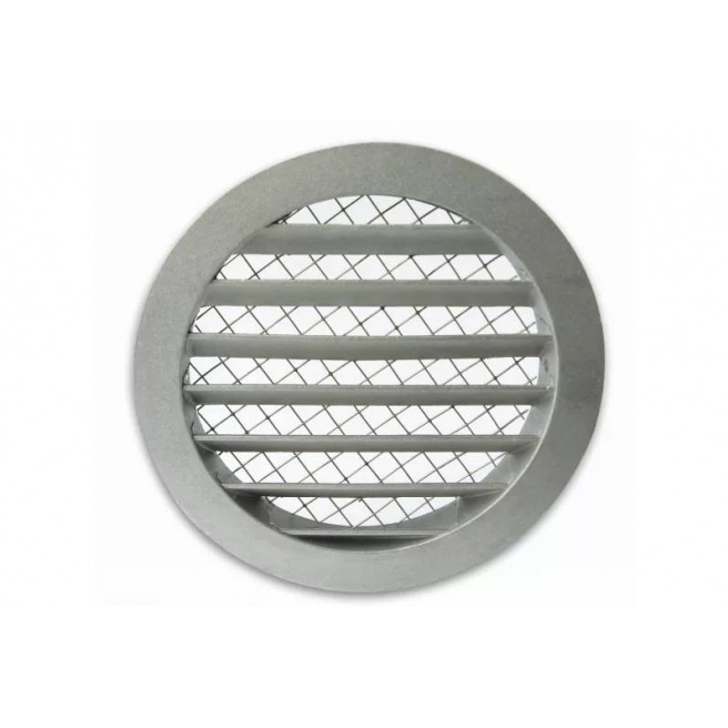 GRILLE MURALE EXTERIEUR ALUMINIUM 125mm