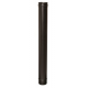 BUSE INOX SIMPLE PAROI NOIR POUR PELLET 200cm X  80mm