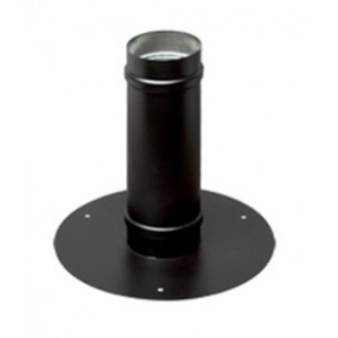PASSAGE MURALE ROND INOX SIMPLE PAROI NOIR 100 PASSAGE MURALE ROND INOX SIMPLE PAROI NOIR 100