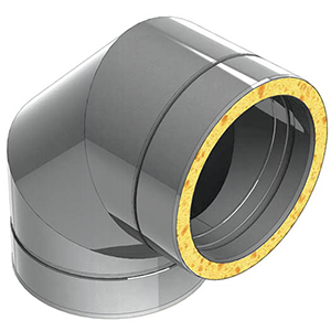 TEN - Coude SANPLI 90°  à Secteur Diamètre 150 - 180 Et 200  Noir Mat Diametre A3609517