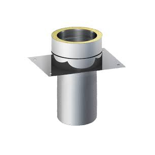 PLAQUE DE DEPART INOX SIMPLE PAROI A INOX DOUBLE PAROI 150mm PLAQUE DE DEPART INOX SIMPLE PAROI A INOX DOUBLE PAROI 150mm