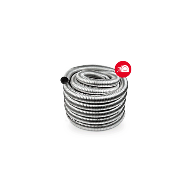 FLEXIBLE INOX 316 DOUBLE PAROI 80mm