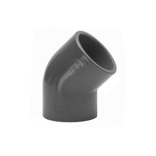 COUDE PVC PRESSION 45° FF 63MM COUDE PVC PRESSION 45° FF 63MM