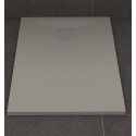TUB DE DOUCHE ANTI DERAPANT IDEAL STANDARD ULTRA FLAT S 120 X 100 CONCRETE GREY