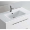 PLAN VASQUE PORCELAINE IBERIA 80CM BLANC