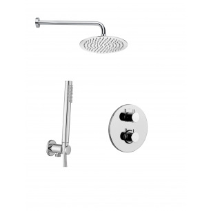 SET DE DOUCHE ENCASTRE PAFFONI LIGHT CHROME ROND SET DE DOUCHE ENCASTRE PAFFONI LIGHT CHROME ROND