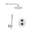 SET DE DOUCHE ENCASTRE PAFFONI LIGHT CHROME ROND