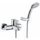 MITIGEUR BAIN DOUCHE COMPLET PAFFONI RED CHROME