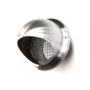 GRILLE MURALE EXTERIEUR INOX POLI 125mm GRILLE MURALE EXTERIEUR INOX POLI 125mm