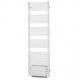 RADIATEUR SECHE SERVIETTE ELECTRIQUE FORMA AIR 1230 X 496 750W AVEC SOUFFLANT 1000W RAL9016 BLANC