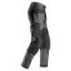 PANTALON SNICKERS AVEC POCHE FLOTTANTE STEEL GREY/BLACK TAILLE 048