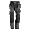 PANTALON SNICKERS AVEC POCHE FLOTTANTE STEEL GREY/BLACK TAILLE 048