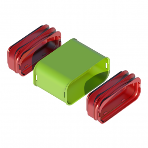 MANCHON POUR CONDUIT PLAT UBBINK 60 X 130mm MANCHON POUR CONDUIT PLAT UBBINK 60 X 130mm