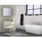 ENSEMBLE SQUARE SPACE LINE 60CM BLANC K20 AVEC MIROIR