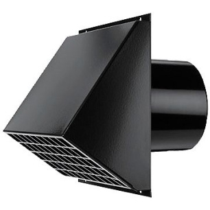 GRILLE MURALE VASCO 200 X 170 mm NOIR GRILLE MURALE VASCO 200 X 170 mm NOIR