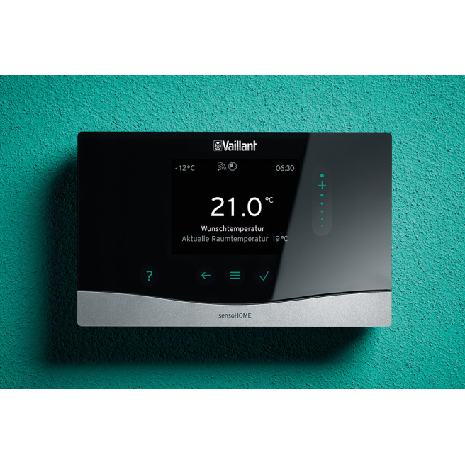 THERMOSTAT D'AMBIANCE EBUS MODULANT VAILLANT SENSOHOME FILAIRE VRT380/2 THERMOSTAT D'AMBIANCE EBUS MODULANT VAILLANT SENSOHOME FILAIRE VRT380/2