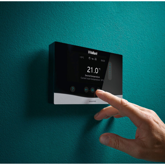 THERMOSTAT D'AMBIANCE EBUS MODULANT VAILLANT SENSOHOME FILAIRE VRT380/2 THERMOSTAT D'AMBIANCE EBUS MODULANT VAILLANT SENSOHOME FILAIRE VRT380/2