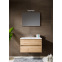 ENSEMBLE NEW ICE CHENE 80CM MIROIR AVEC ECLAIRAGE