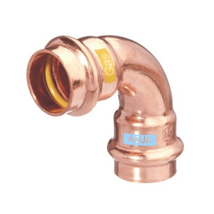 COUDE A SERTIR V-PRESS AQUAGAS FF 90° 22mm COUDE A SERTIR V-PRESS AQUAGAS FF 90° 22mm