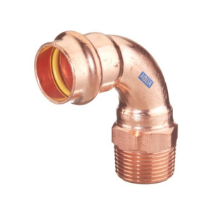 COUDE A SERTIR V-PRESS AQUAGAS 1/2M X 15mm COUDE A SERTIR V-PRESS AQUAGAS 1/2M X 15mm