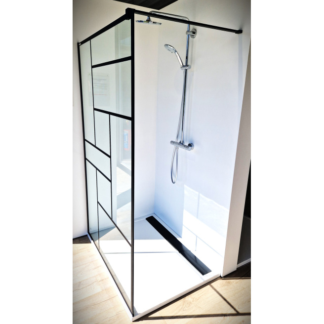 ENSEMBLE DE DOUCHE SANSWISS WALK-IN EASY 120 X 90cm ENSEMBLE DE DOUCHE SANSWISS WALK-IN EASY 120 X 90cm