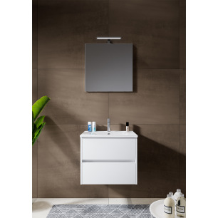 SOUS MEUBLE NEW ICE 2 TIROIRS BLANC 60CM SOUS MEUBLE NEW ICE 2 TIROIRS BLANC 60CM