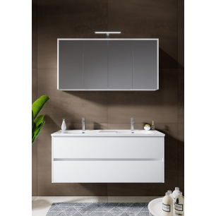 SOUS MEUBLE NEW ICE 2 TIROIRS BLANC 120CM SOUS MEUBLE NEW ICE 2 TIROIRS BLANC 120CM
