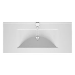 VASQUE CERAMIQUE WAVE NEW ICE 100CM BLANC VASQUE CERAMIQUE WAVE NEW ICE 100CM BLANC
