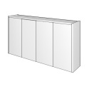 ARMOIRE DE TOILETTE NEW ICE 120CM BLANC