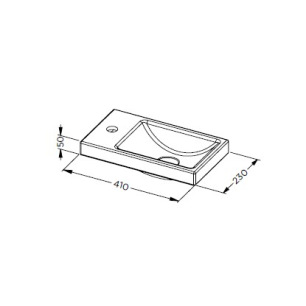 VASQUE CERAMIQUE NEW ICE 40CM BLANC VASQUE CERAMIQUE NEW ICE 40CM BLANC