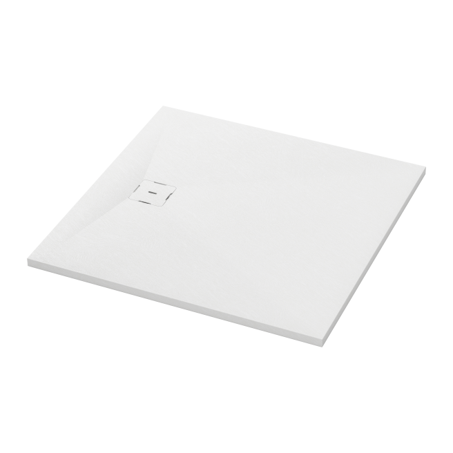 TUB DOUCHE RECOUPABLE SANSWISS CALCE 90X90 BLANC MAT 3CM W31Q09009