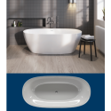 BAIGNOIRE ILOT RIHO MODELE A 170*80 BLANC BRILLANT