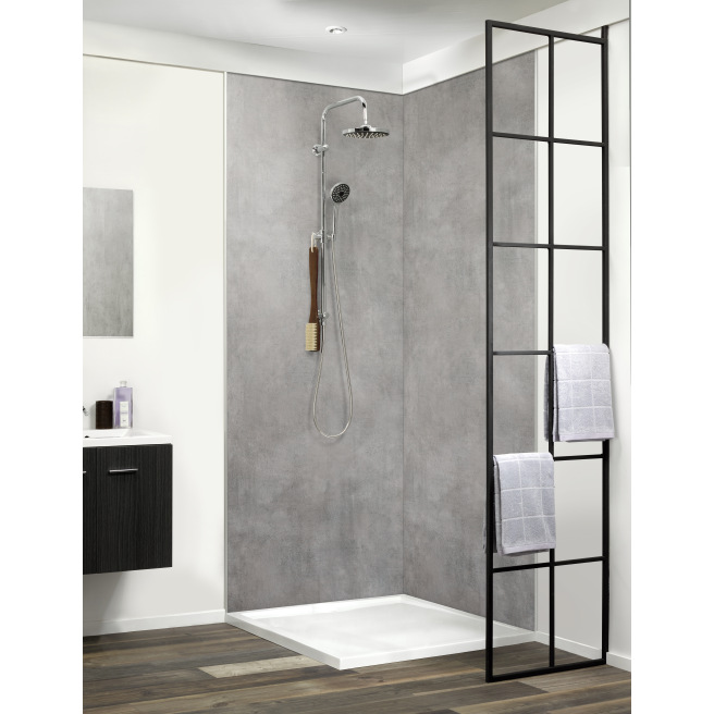 PANNEAU MURAL MASQ GRIS FONCE 916 SEATLE 260*90cm